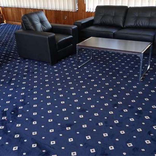 Blue VIP wall to wall carpets